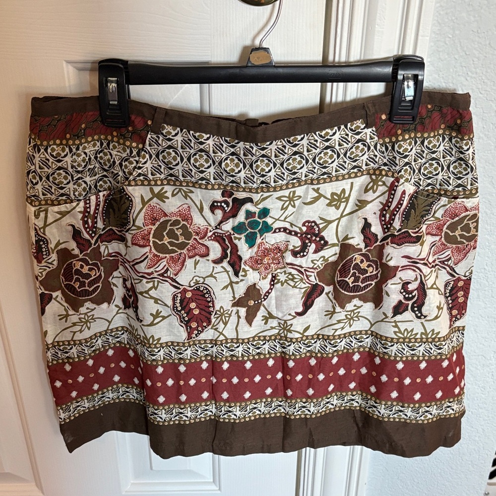 Chic Floral Mini Skort